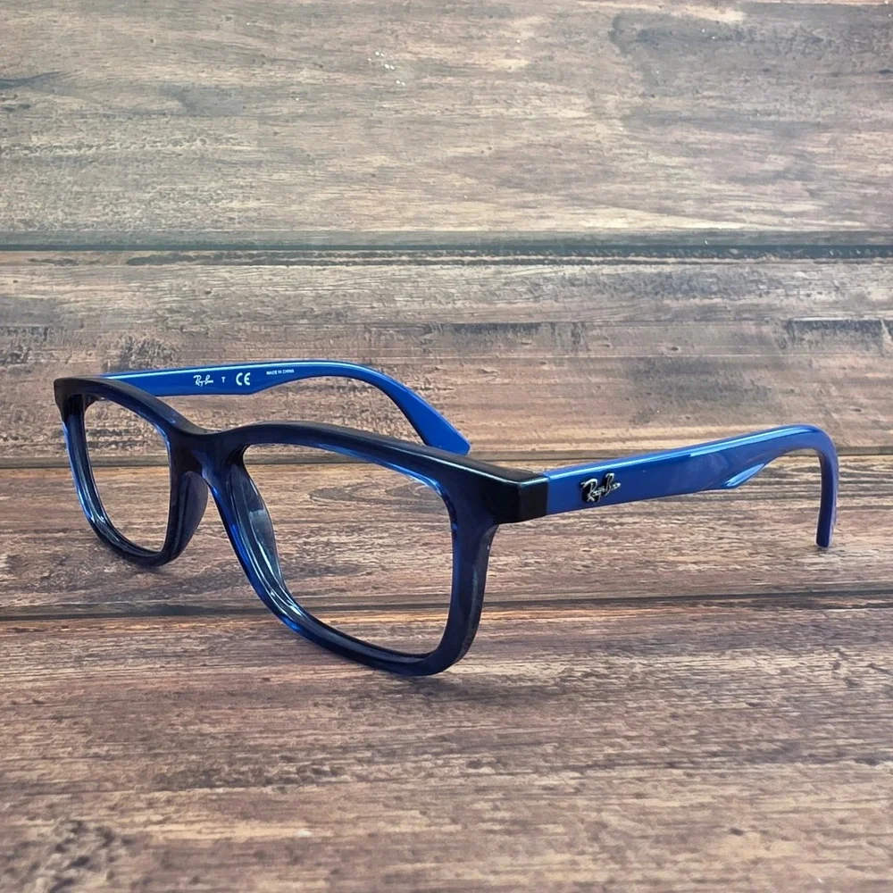 Ray-Ban Junior RB1562 3686 Blue Navy Square Eyeglasses 48-16-125
